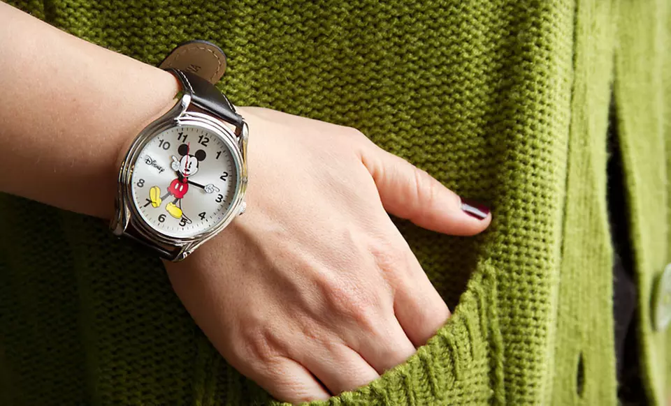 $9.99 for a Disney Mickey or Minnie Watch ($35 List Price). Five Styles Available. - Primary Image