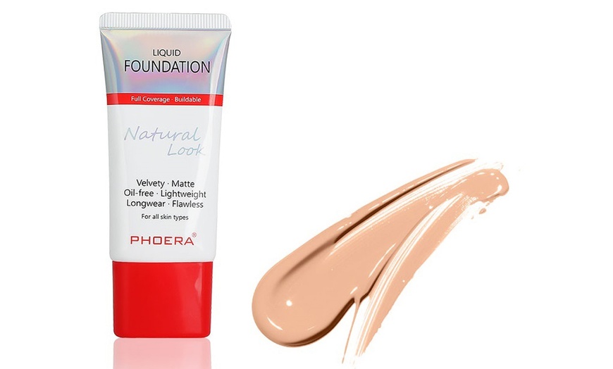 Image 4: Phoera Velvety Matte Lightweight Liquid Foundation