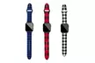 Buffalo Plaid Apple Watch Silicone Bands All Series 1-7 & SE - Second Medium