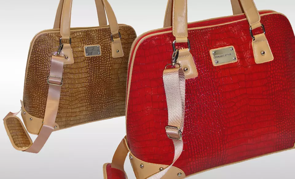 $39.99 for an Adrienne Vittadini Laptop Satchel (Up to $180 List Price). 4 Styles Available. Free Shipping and Returns. - Primary Image