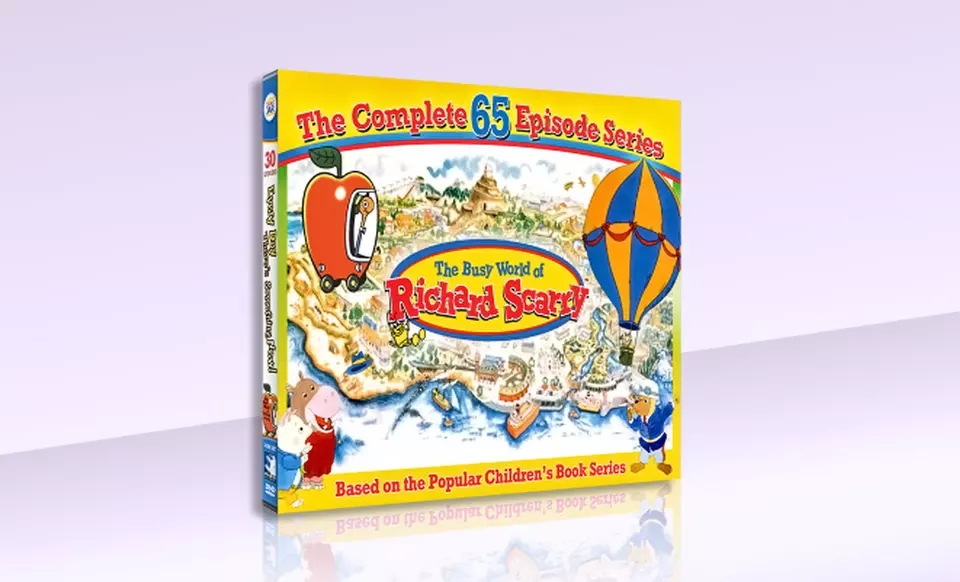 $7.99 for The Busy World of Richard Scarry: The Complete 65 Episode Series ($19.98 List Price). Free Returns. - Primary Image