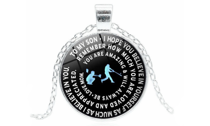 Image 3: To My Son Necklace