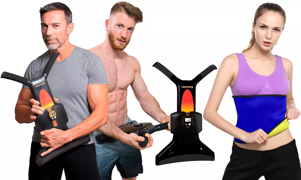 Appareil Abdoforte pour un Ventre plat et ferme en 5 minutes par jour et ceinture minceur SaunaBelt - Primary Image