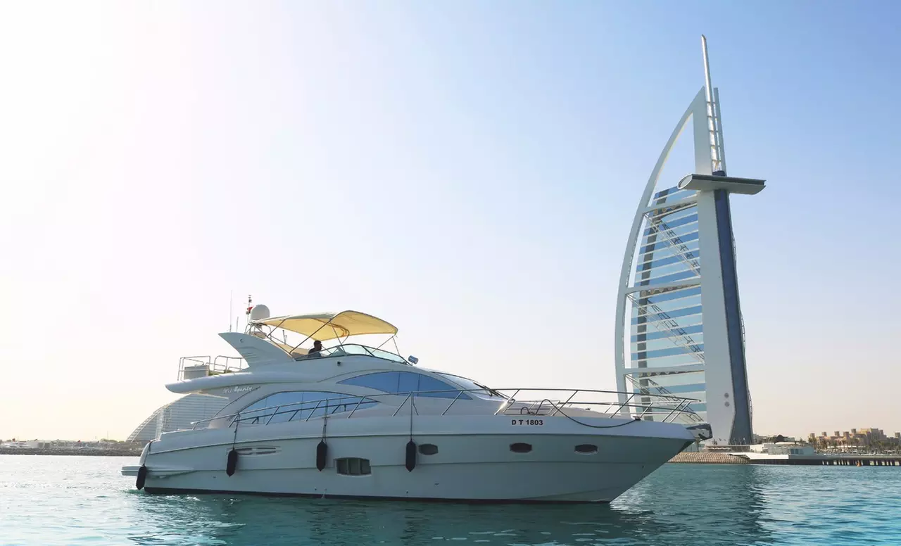 Up to Six-Hour Private Yacht Cruise for Up to 25 People with Asfar Yachts Charter LLC (Up to 55% Off) - Primary Image
