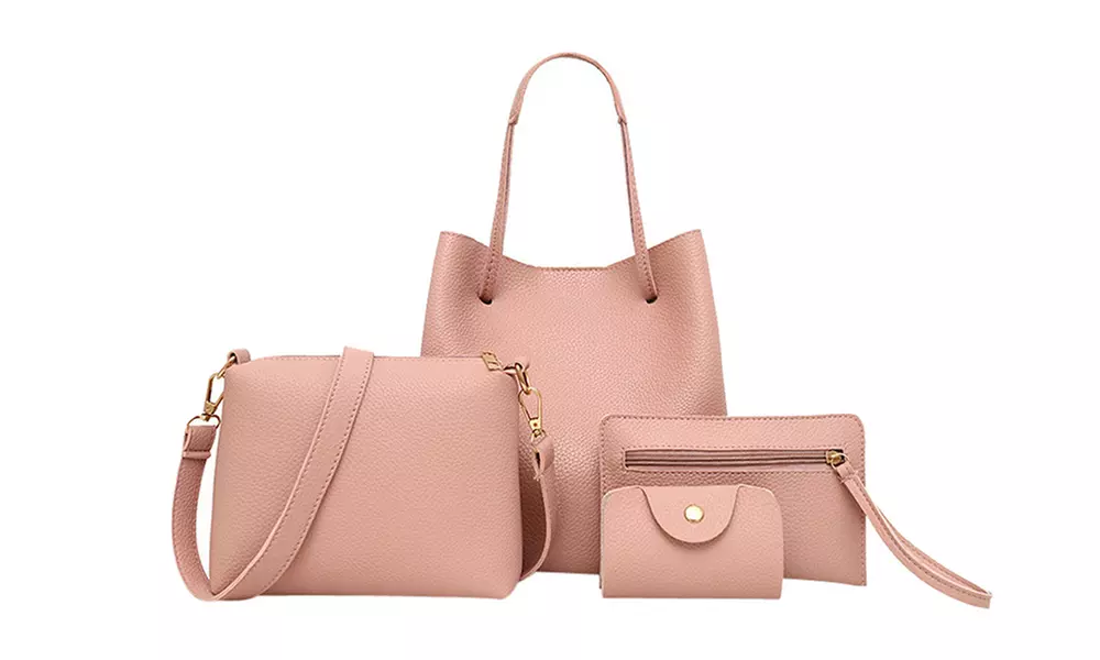 Set of Four Women's Matching Handbags - Image 6