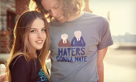 Humorous T-Shirts from BustedTees.com (Up to 52% Off). Two Options Available. - Primary Image