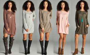 Women's French Terry Sweatshirt Dress