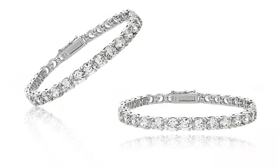 Cubic Zirconia Tennis Bracelet - Primary Image