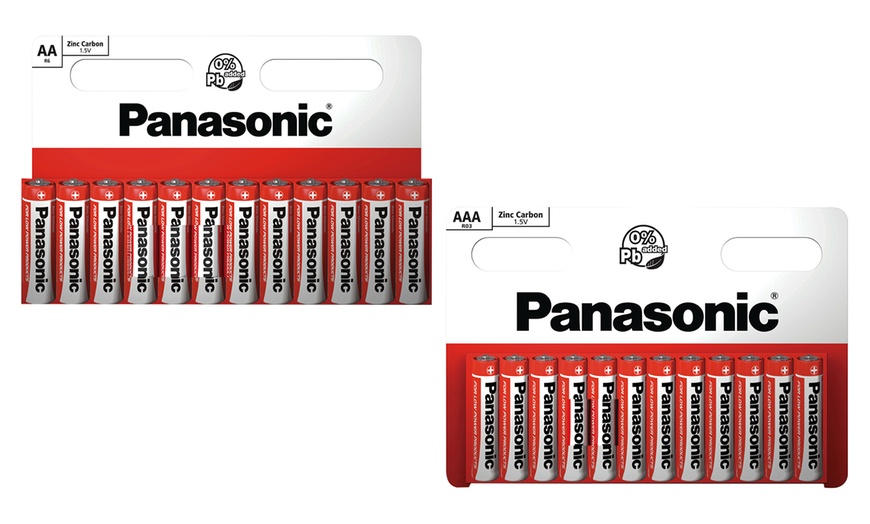 Image 1: Panasonic AA- of AAA-batterijen