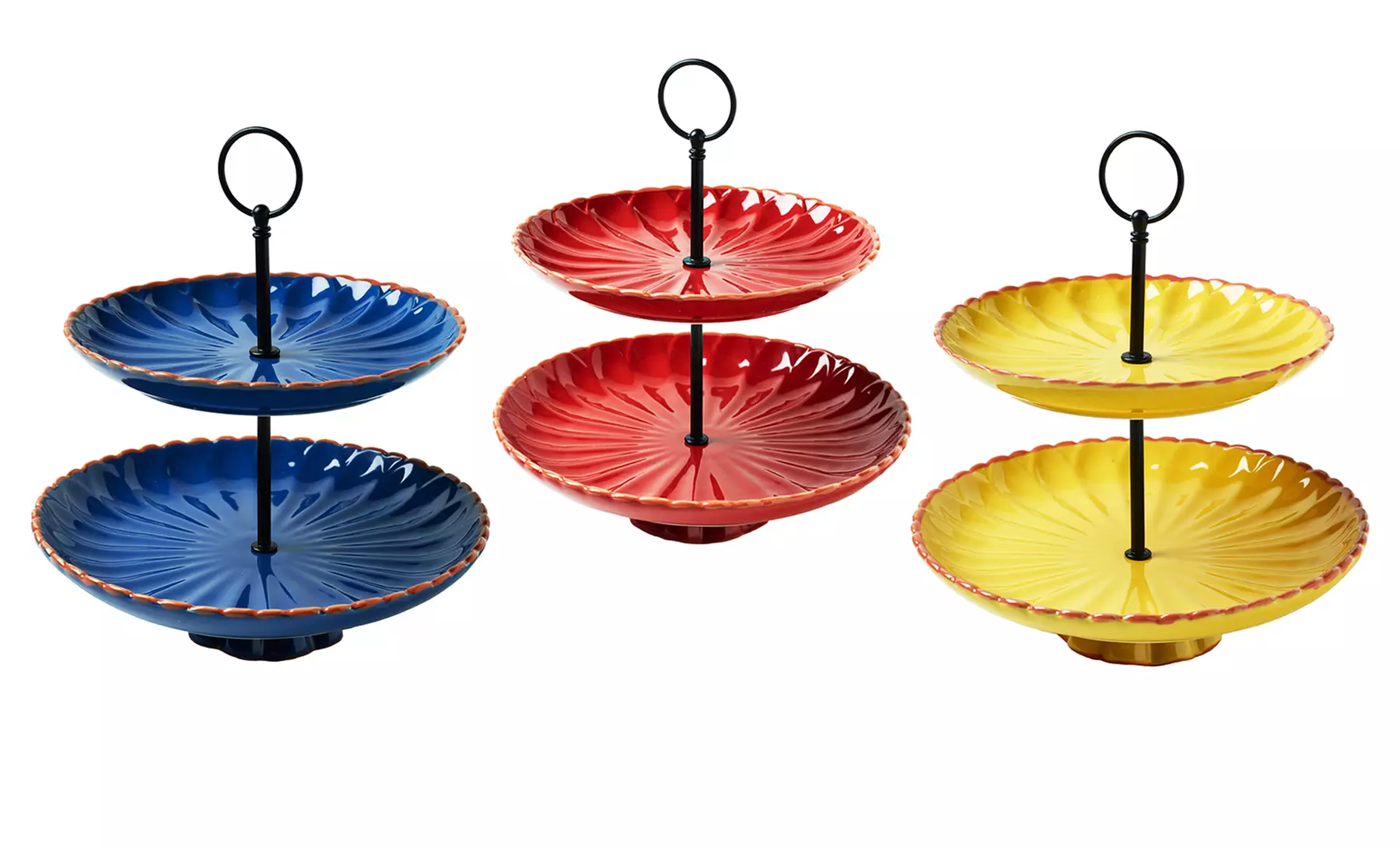 TTU Two-Tier Serving Dish. Four Colors Available. Free Returns. - Primary Image
