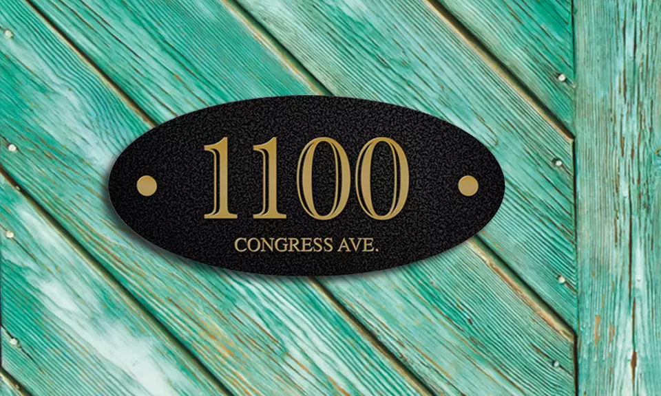 Standard, Medium, or Large Custom Address Plaque from CustomAddressPlaques.com (Up to 74% Off ) - Primary Image