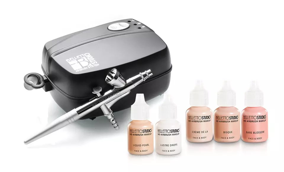 Belletto Studio Airbrush Basics Makeup Kit - Second Medium