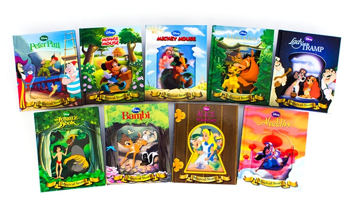 Set of 9 Disney Hologram Storybooks | Groupon