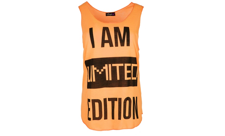 Image 6: I am Limited Edition Vest Top