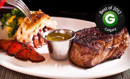 Steakhouse Cuisine and Seafood at Halo Steak Seafood and Wine Bar (Half Off). Three Options Available. - Primary Image