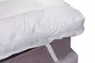 Surmatelas Duo bi-technologie de microfibre et mousse thermosensible, mémoire de forme, 100 % coton, effet nuage, Sampur - Second Medium