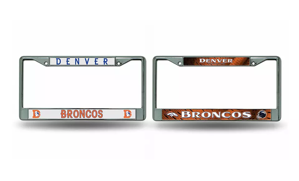 2-Pack of Broncos or Seahawks ﻿NFL License Plate Frames. Multiple Teams Available. Free Returns.  - Second Medium