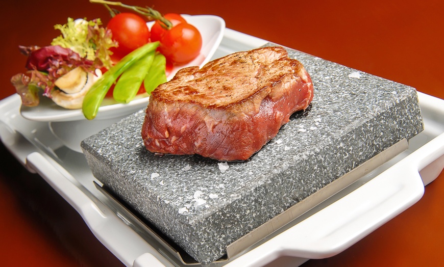 Image 1: Hot Stone Steak For Two