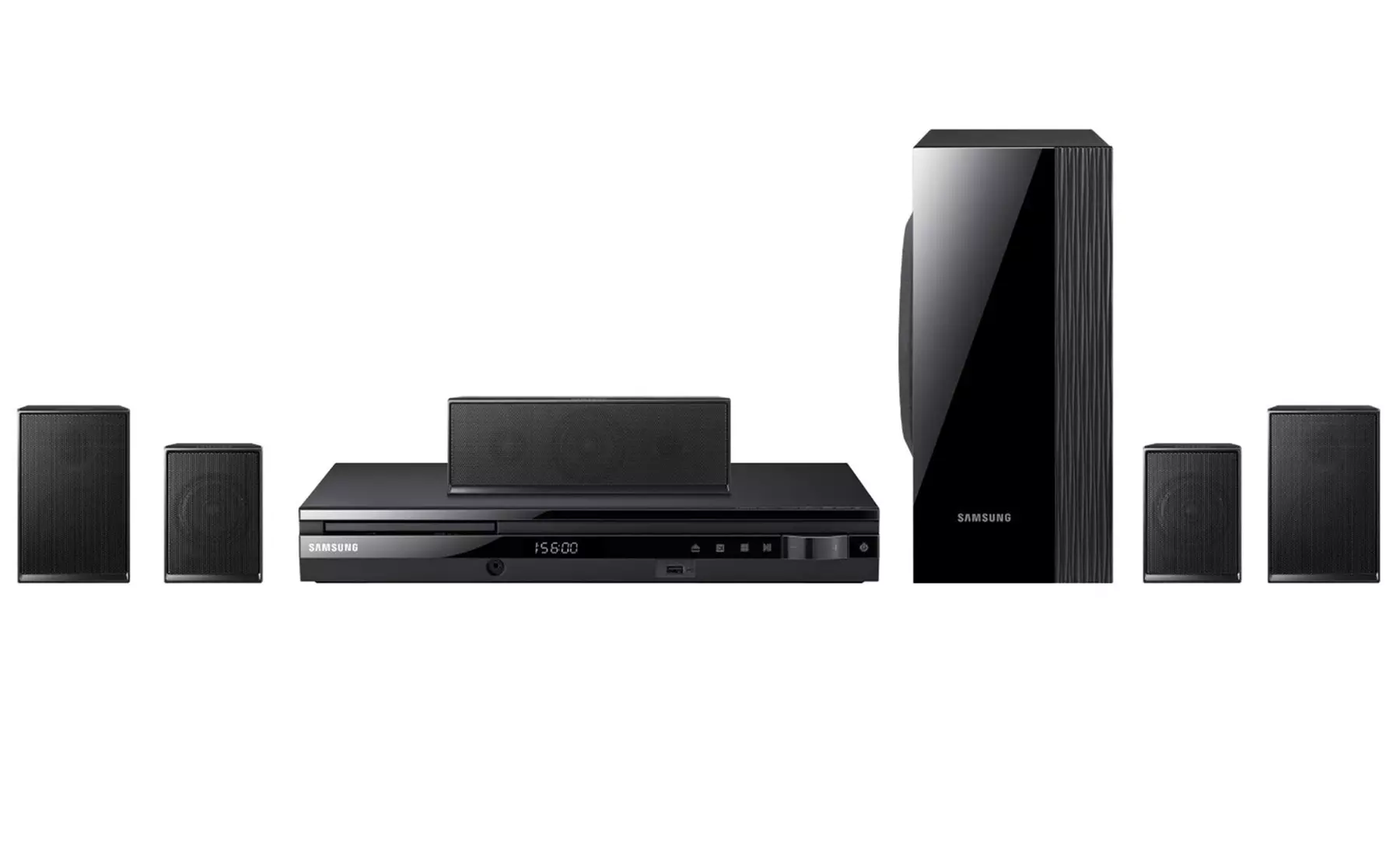 Samsung 1,000-Watt 5.1-Channel DVD Home Theater System (HT-E550/ZA). Free Returns. - Second Medium