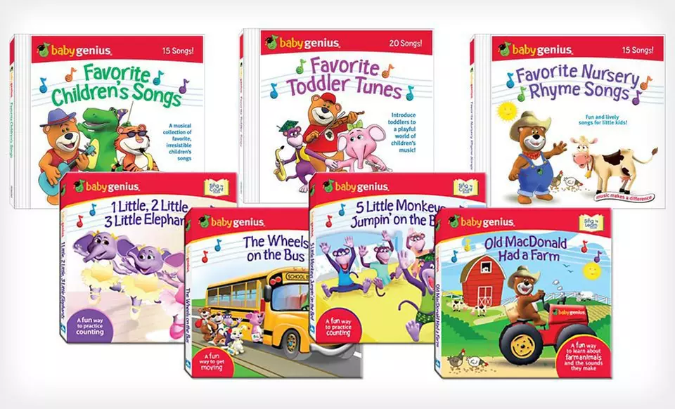 $25 for a Baby Genius Collection with Four Books and Three CDs ($53.74 List Price). Free Shipping. - Primary Image