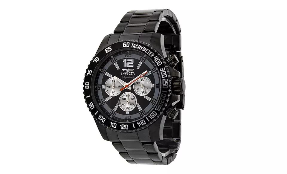 Invicta Signature Men's Chronometer Watches. Multiple Styles Available. Free Shipping and Returns. - Second Medium