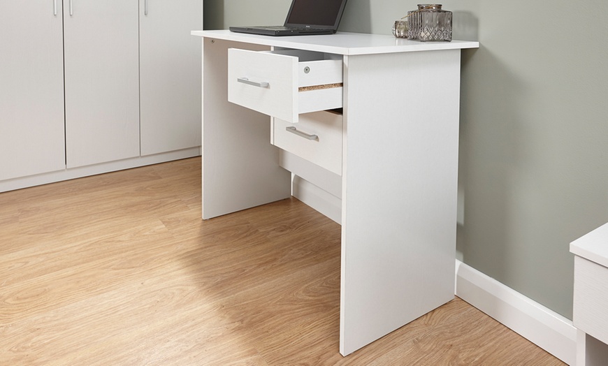 Image 26: Simple Two-Drawer Desk