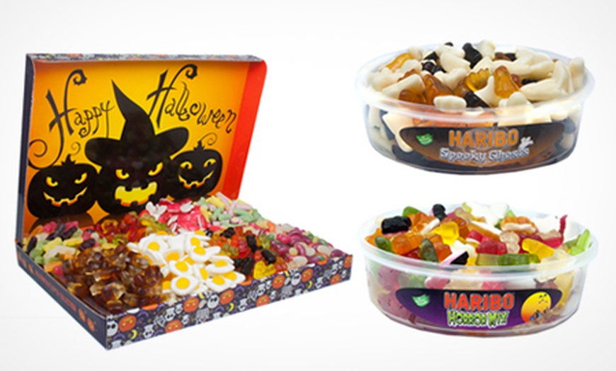 Image 1: Haribo Halloween Sweet Tubs