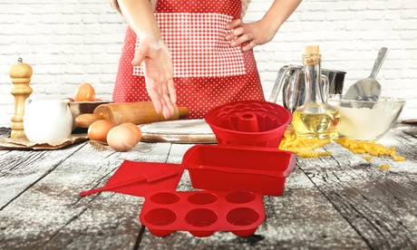 Set di 3 o 5 pezzi Silvano in silicone per la cottura in forno