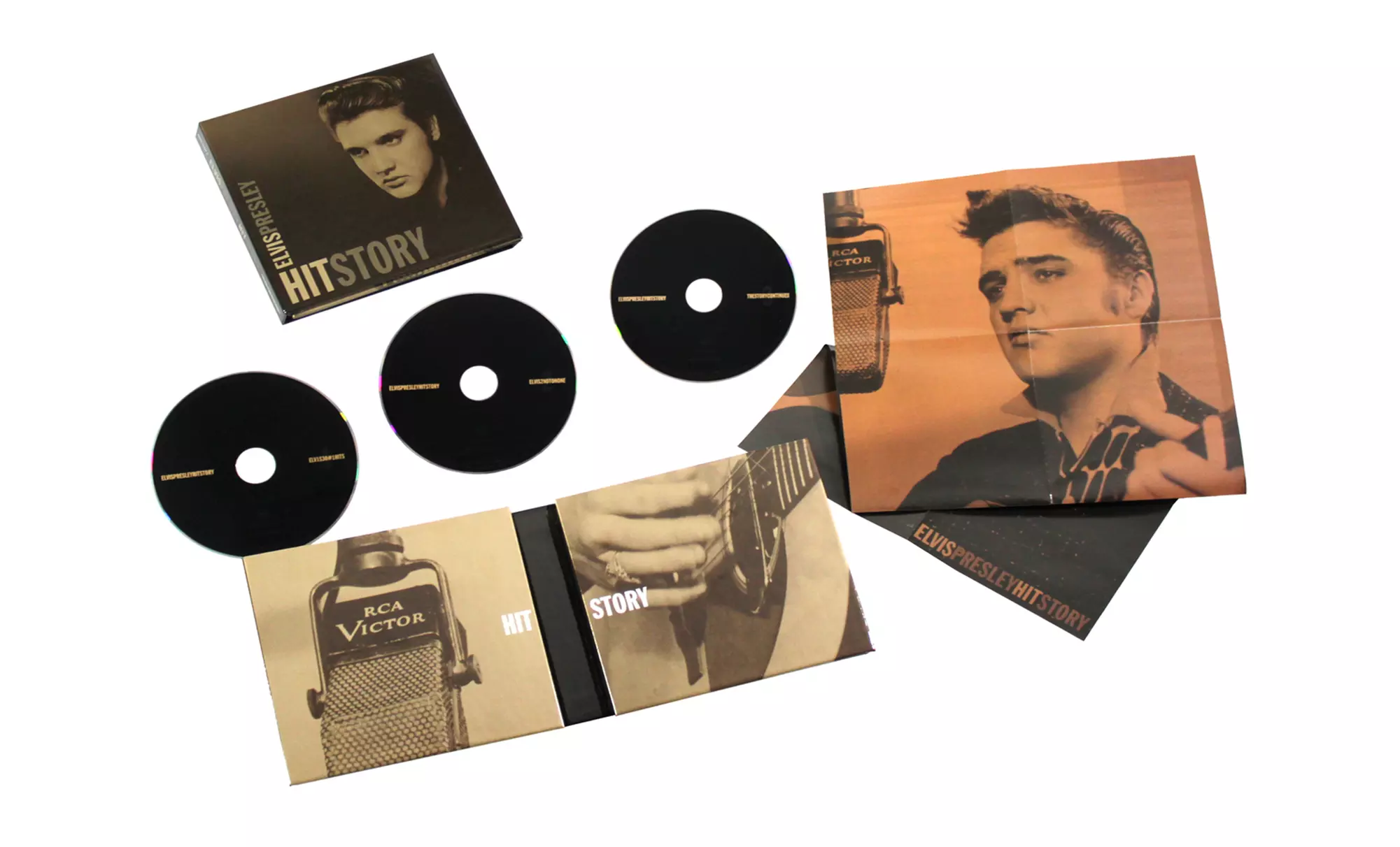 Elvis Presley Hitstory 3-CD Box Set - Primary Image