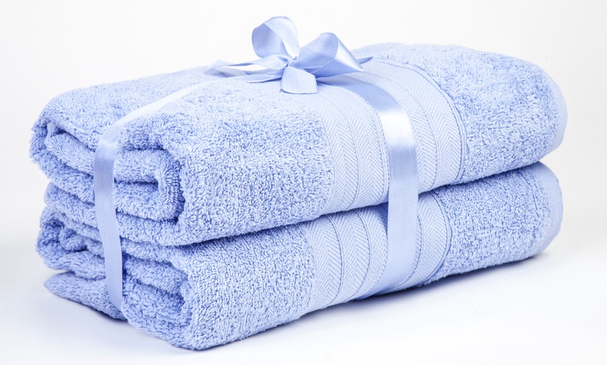 Image 5: Egyptian Cotton Bath Sheet Bale