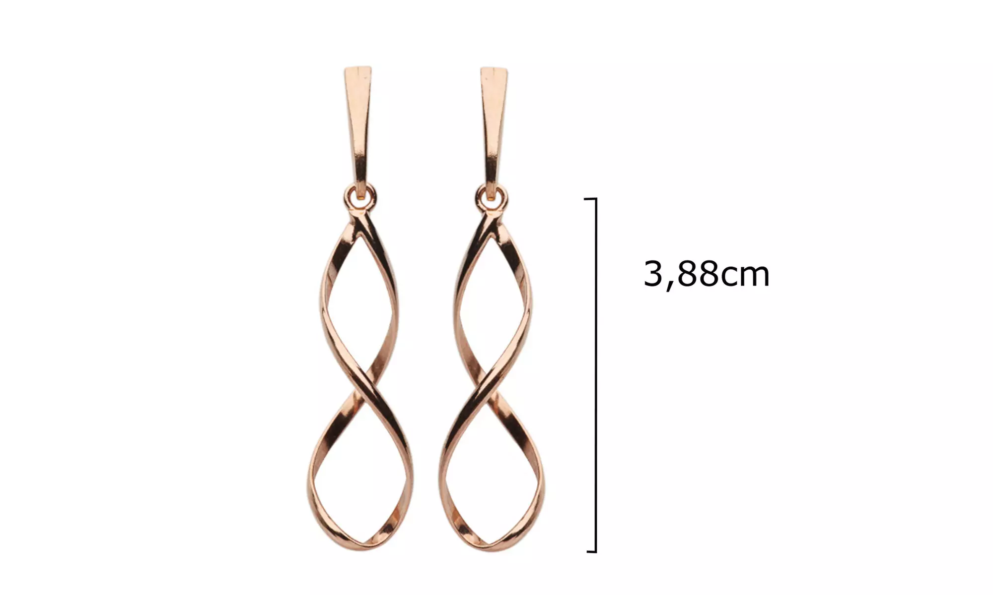 1 paar zilveren oorbellen