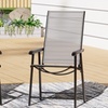 Image 12: Tempered Glass Table with Two Chairs