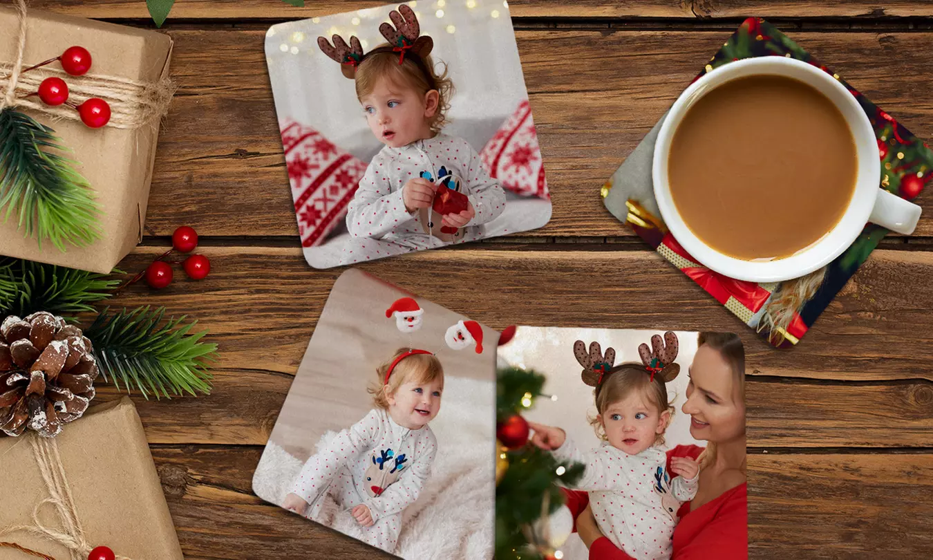 Set de dessous de verre personnalisables sur Hello déco