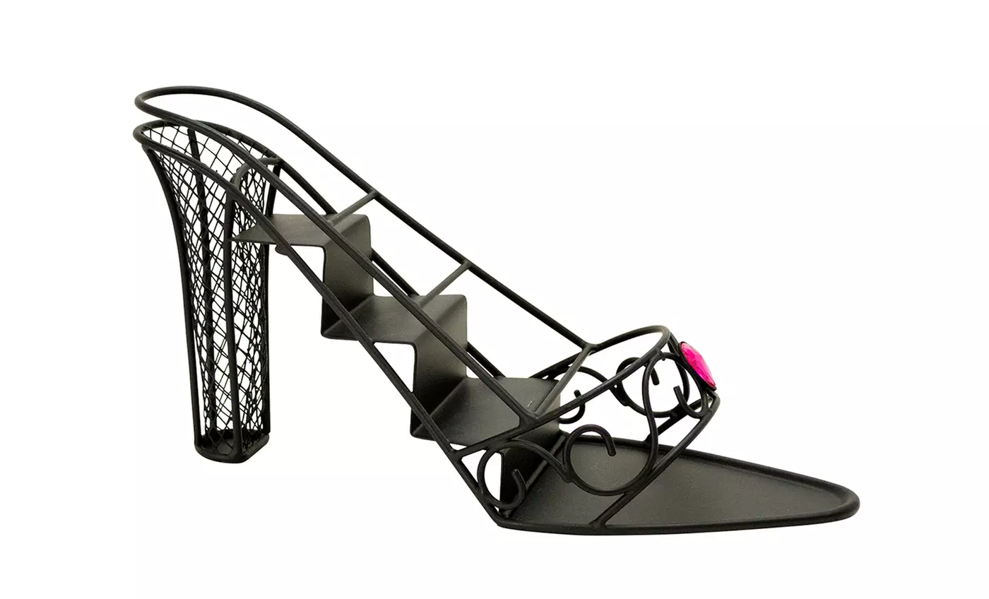 Jeweled Shoe-Shaped Nail Polish Holder - Second Medium