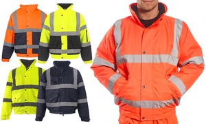 Men's High Visibility Bomber Jacket