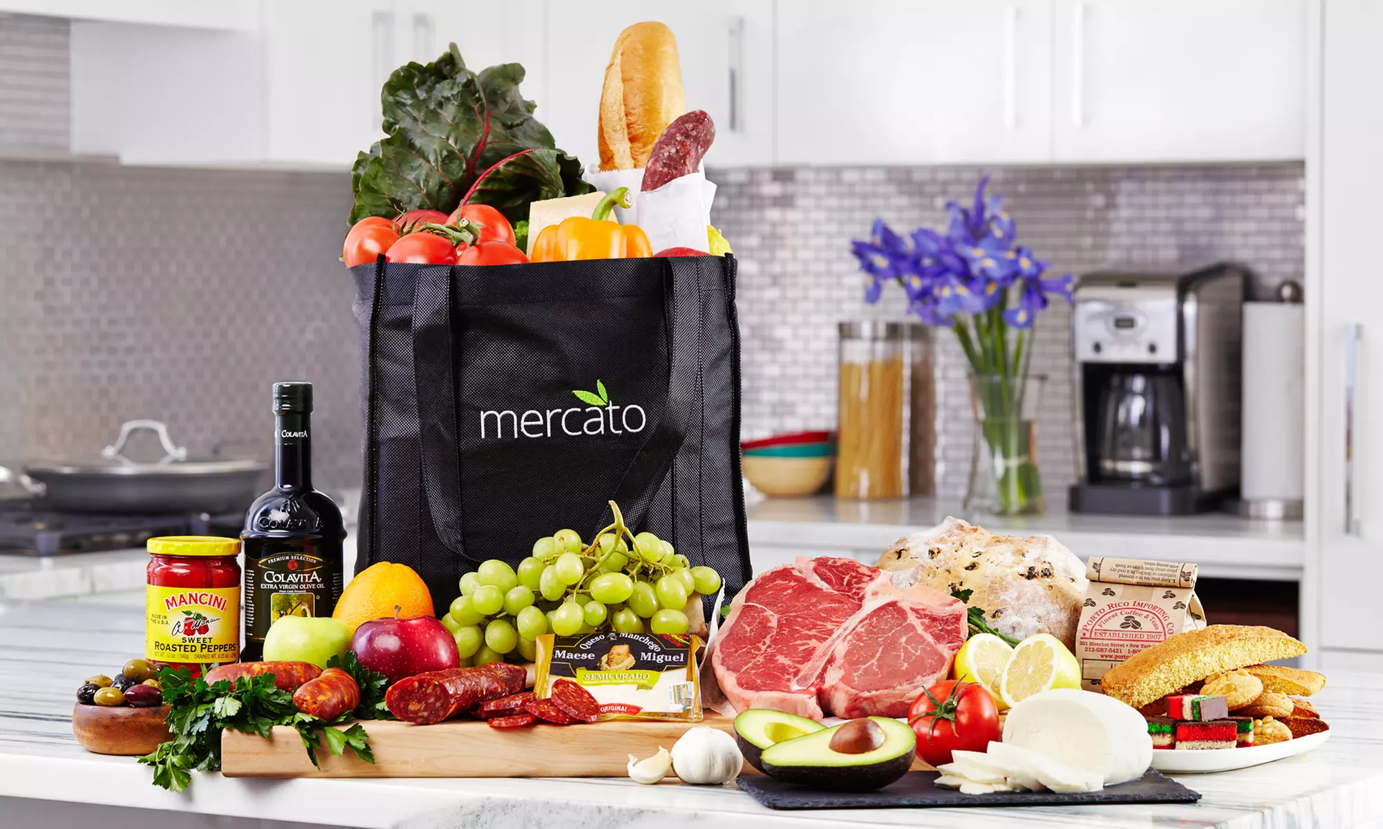 Two $15 Credits Toward Grocery Delivery (Shipping Not Included) from Mercato - Primary Image