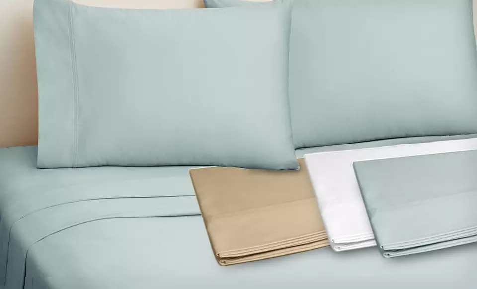 Ellen Tracy 650-Thread-Count Egyptian Cotton Sheets (Up to 71% Off). 14 Options Available. Free Shipping and Returns. - Primary Image