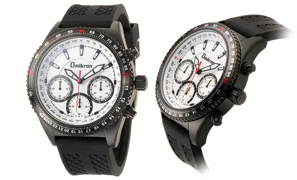 Omikron Raptor Men's Swiss-Chronograph Watch. Multiple Styles Available from $149.99–$169.99. Free Returns. - Second Medium