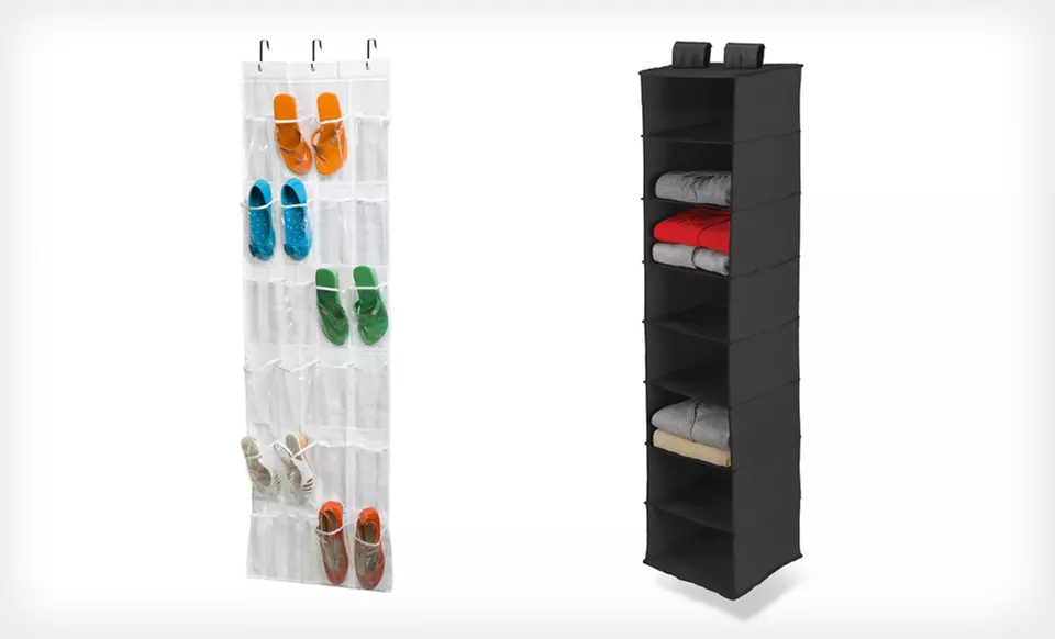 $9.99 for a Honey Can Do Closet Storage Organizers (Up to $23.99 List Price). Four Options Available. Free Returns. - Primary Image