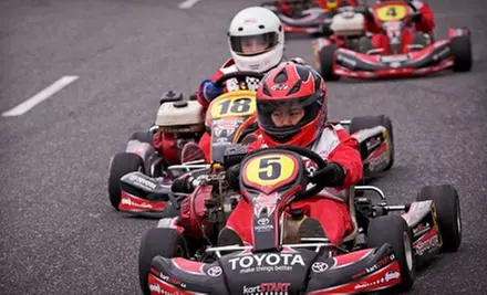 $59 for a Go-Karting Package with Rental Equipment and Food from kartSTART.ca ($250 Value). Three Dates Available. - Primary Image