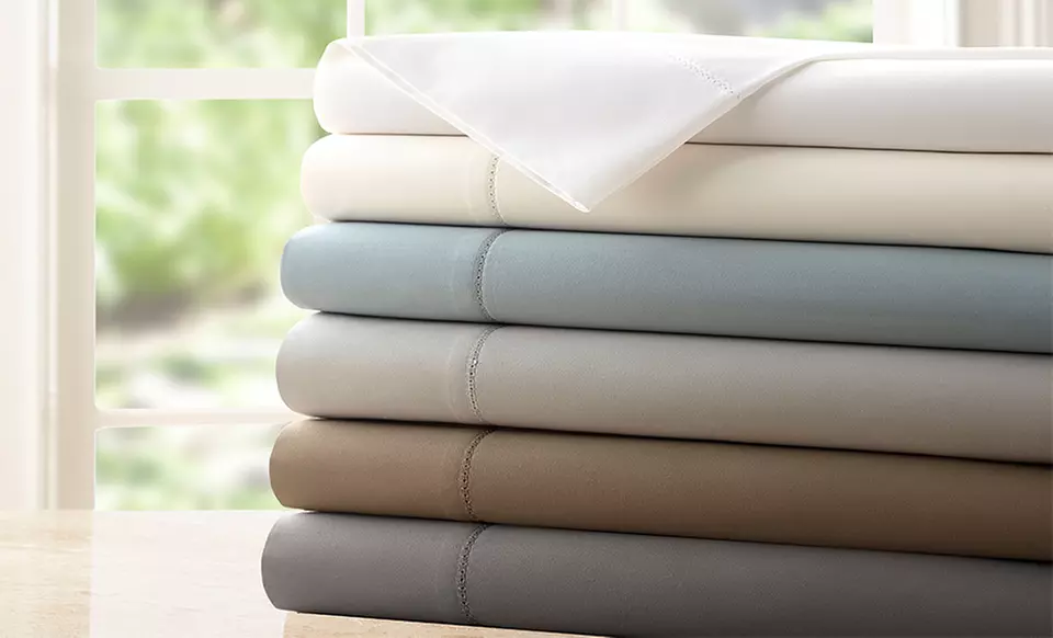 1,200 Thread-Count Egyptian Cotton-Rich 4-Piece Sheet Set from $69.99–$79.99 - Primary Image