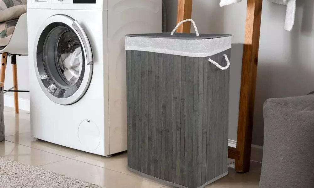 Cesto Portabiancheria In Bambù