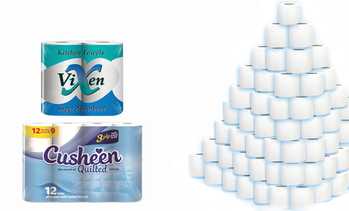 Toilet Paper and Kitchen Rolls
