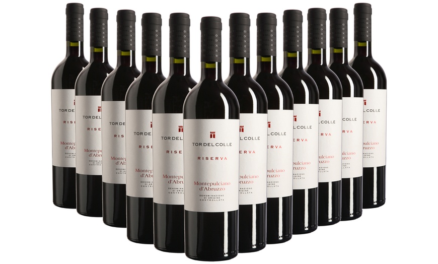 Image 2: 12 Bottles of Montepulciano Wine