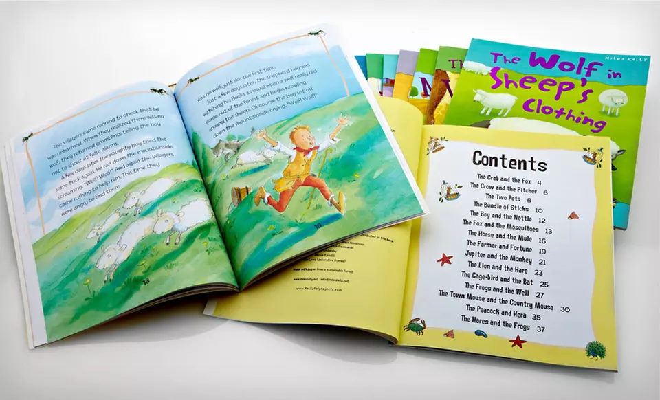$21 for an "Aesop's Fables" 10-Book Set ($89.50 List Price). Free Shipping. - Second Medium