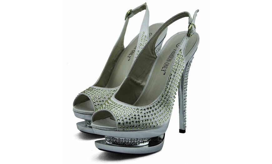 Image 8: Double Platform High Heel Shoes