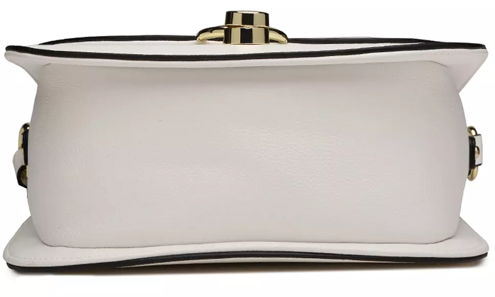 Women Fashion PU Leather Cross Body Saddle Bag