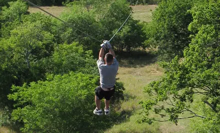 Zipline Tour for One, Two, or Six at Beaumont Ranch in Grandview (Up to 64% Off) - Primary Image