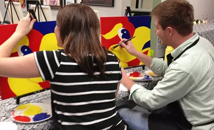 $45 for BYOB Wednesday Paint Night for Two at Grapes & Paints ($90 Value) - Primary Image