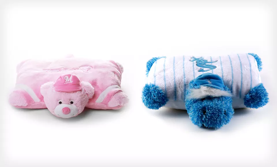 $12.99 for a Blue or Pink MLB Pillow Pet ($27.99 List Price). 14 Teams Available. Free Returns. - Second Medium